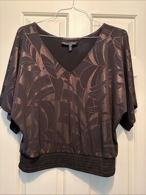 White House Black Market V-Neck Dolman Top